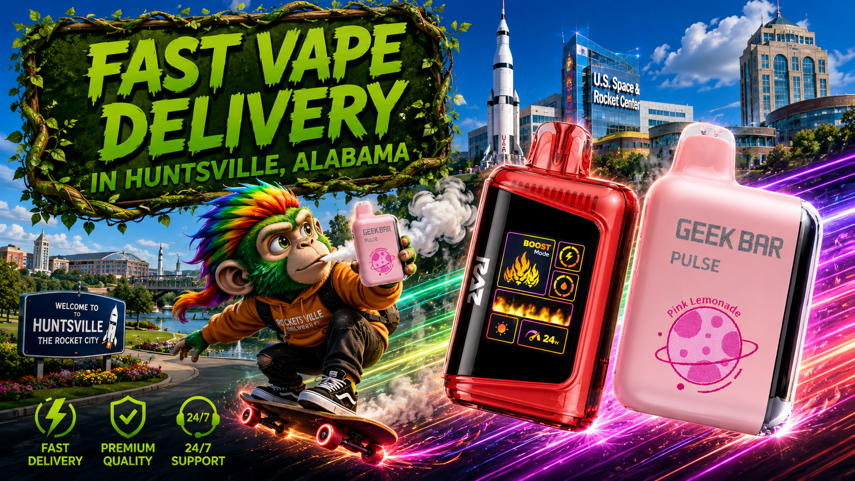 can you get disposable vapes delivered Vape Delivery in Huntsville, AL iron mike Flavour:Cola Lime Maui Wowie THC-A Preheat